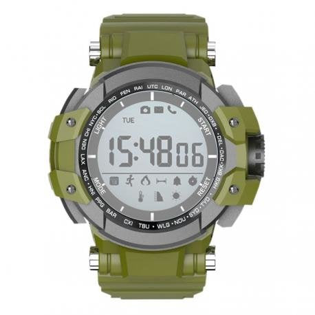 Billow Watch Deportivo Green XS15GR Screen 2.8CM Bt 4.0 Sumergible IP68 Avisador Llamadas Mensajes Compatible