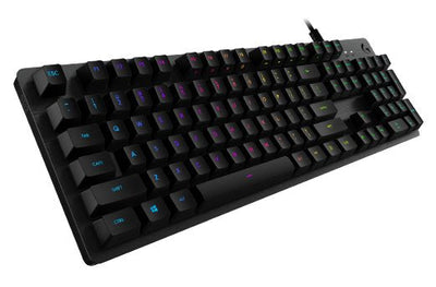 Logitech Gaming G512 Keyboard Retroiluminación USB Internacional Ee. Uu. Switch Gx Network Linear Carbón — image 1