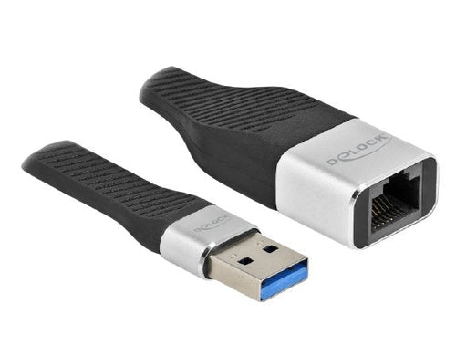 Delock Fpc Cable Flat USB Type a Gigabit LAN 10 100 1000Mbps 13CM — image 1