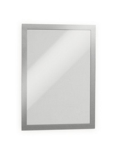 Durable Frame Informativo Duraframe A4 Self-adhesive 2 Pieces Silver