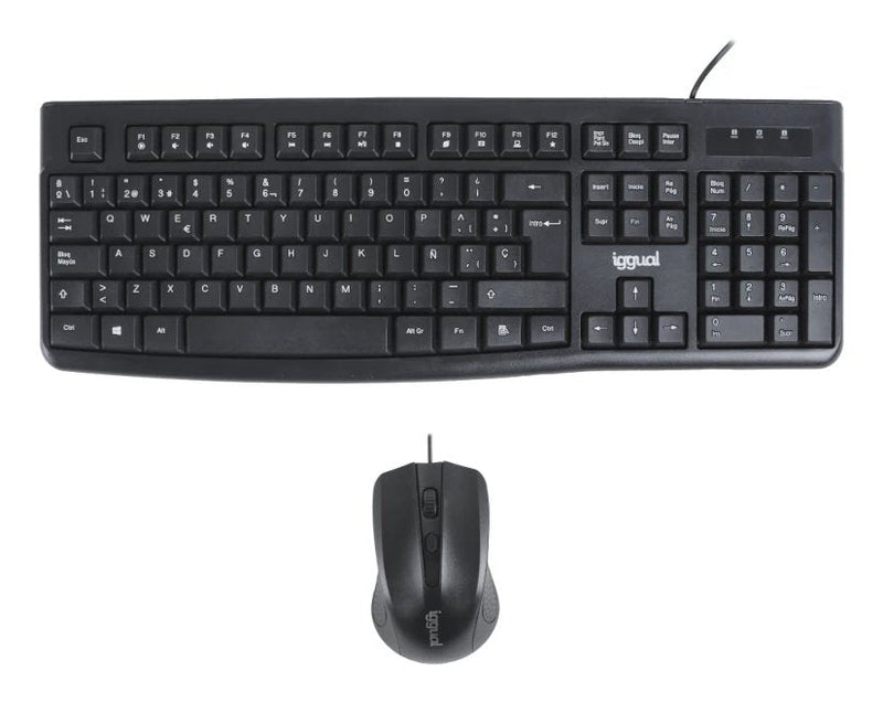 Iggual Kit Keyboard And Mouse CMK-BUSINESS2 Black