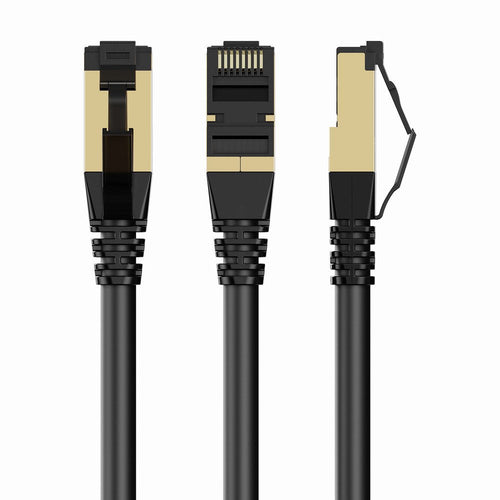 Gembird Network Cable S/FTP CAT.8 Lszh 0.25M Black — image 1