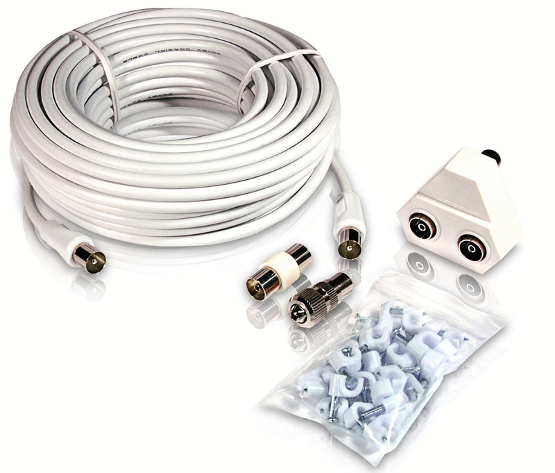 Philips Cable Antenna TV Coaxial Type Pal 15M SWV2209W/10