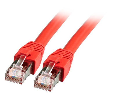 Efb RJ45 Network Cable CAT.8.1 S FTP Lszh Bc Red 7,5M — image 1