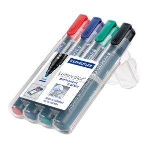 Staedtler Marcador Lumocolor Perm Box 4UDS — image 1