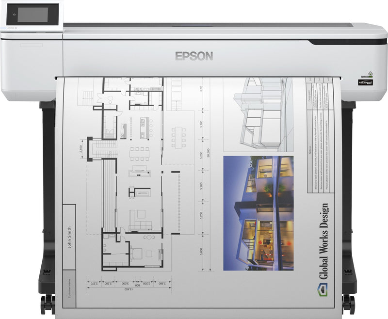 Epson Surecolor SC-T5100 Printer Large Formato Wi-Fi Inyección Ink Colour 2400 X 1200 DPI A0 (841 X 1189MM) Et
