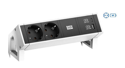Bachmann Power Strip Desk 2 902.932 White/Black — image 1