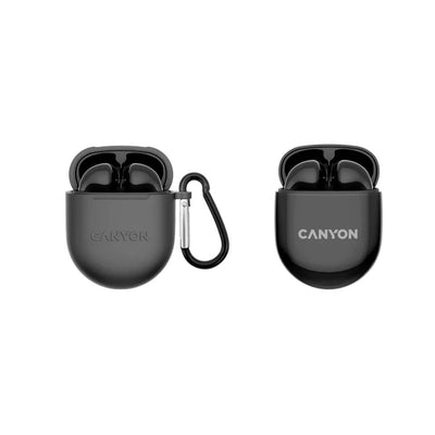 Canyon Bluetooth Headphones TWS-6 Gaming Mode Bt 5.3 Black Retail — image 1