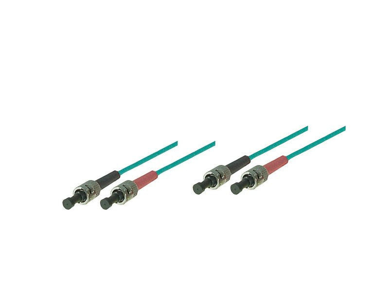 Cable Alcasa 3M St/St Fibre Optic OM3 Blue