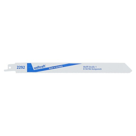Wolfcraft Pack 2 Hojas Sierra Sable Bim, Metal Thin Longitud 230MM 2292000