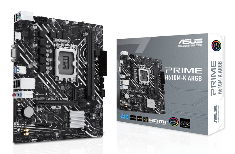 ASUS Motherboard Prime H610M-K DDR5 ARGB MATX 1700