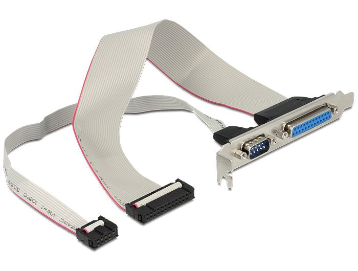 Delock 83445 Adapter Bracket 1X D-SUB25 + 1X D-SUB9