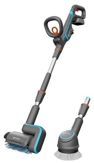 Gardena Multilimpiador Wireless Aquabrush Universal 18V P4A Body Only Limpiador Suelos Hard Grey/Turquesa, Wit