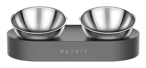 Petkit Comedero Adjustable F4 Double Metallic — image 1