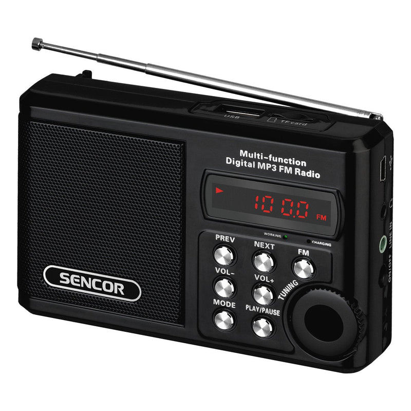 Sencor Srd 215 B Radio Z Usb, MP3,SD