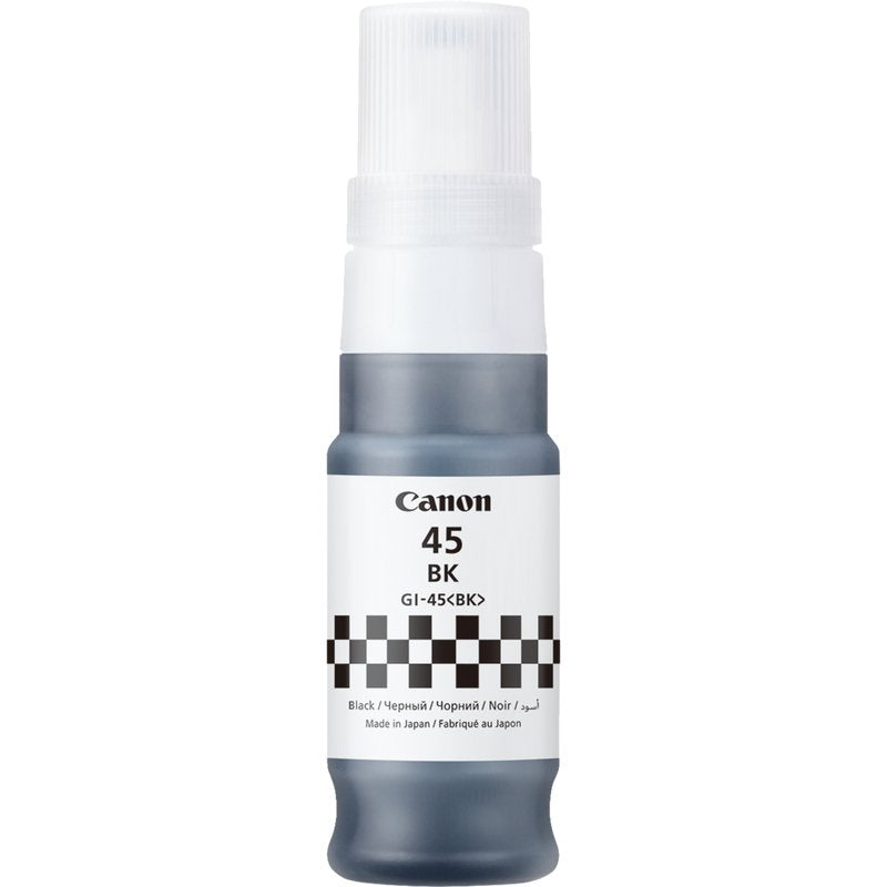 Canon Gi 45 Bk 70ML Black Genuine Recharge Ink Maxify GX1040 GX2040