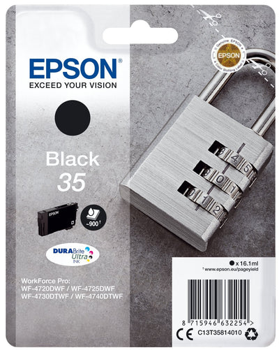 Epson Genuine Ink Nº 35 Black Workforce Pro WF-4720, WF-4720DWF, WF-4725DWF, WF-4730, WF-4730DTWF, WF-4740, WF — image 1