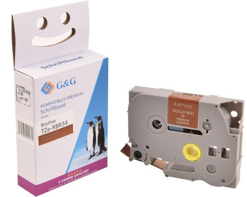 G&g Seiden Tape Labeller Compatible With Brother TZE-R34P