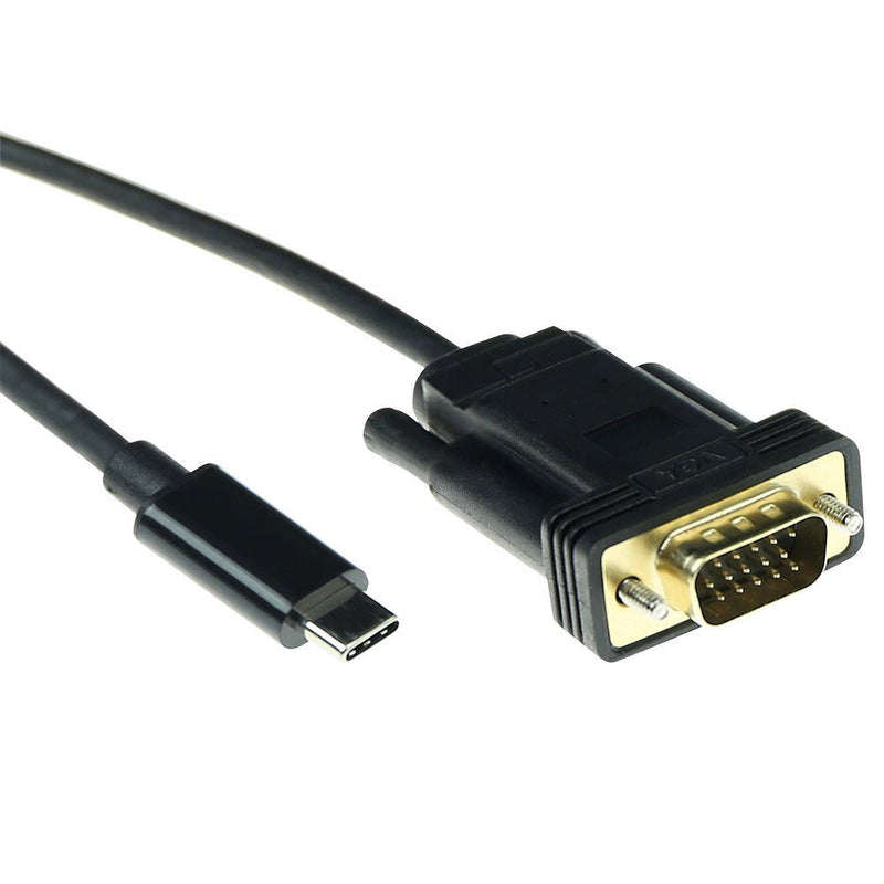 USB Type C To VGA Conversion Cable 2 Meter
