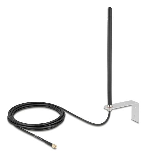 Delock 5G LTE Antenne Sma Connector Male 3 - 5 dBi Omnidirektional Starr With Anschlussk