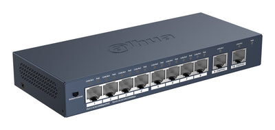 Switch Dahua S3010-8ET2GT-90 Switch Type Unmanaged 8XRJ-45 Ports RJ-45 Ports Type Fast Ethernet (10/100) Power — image 1