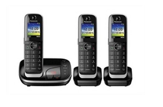 Panasonic KX-TGJ323 Phone Dect Black Identificador Llamadas