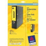 Avery Zweckform Labels Ring Binder 61,0 X 192,0MM Yellow