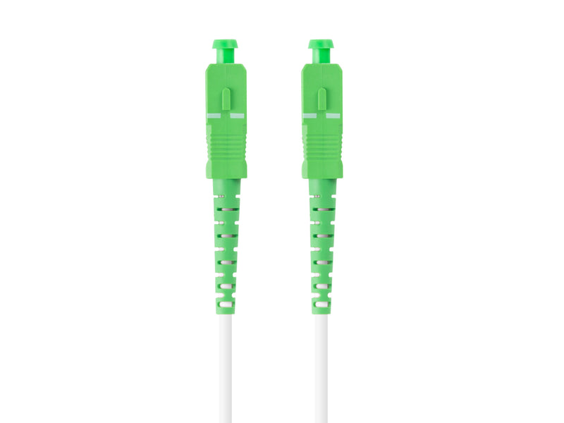 Lanberg Cable Fibre 20M Mono Sc/Apc-sc/Apc Simplex G657B3 Lszh White