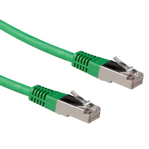 Green 7 Meter Lszh SFTP CAT.6A Patch Cable With RJ45 Connectors