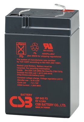 Csb Battery GP645 6V 4.5AH F1 Pb — image 1
