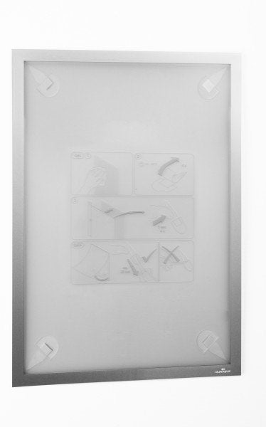 Duraframe Wallpaper A4 Frame Informativo Silver — image 1