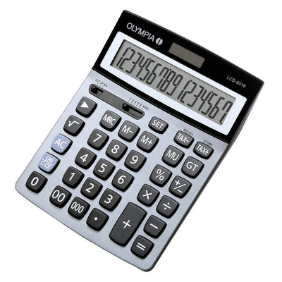 Olympia Calculator Bolsillo LCD-6016 Silver — image 1