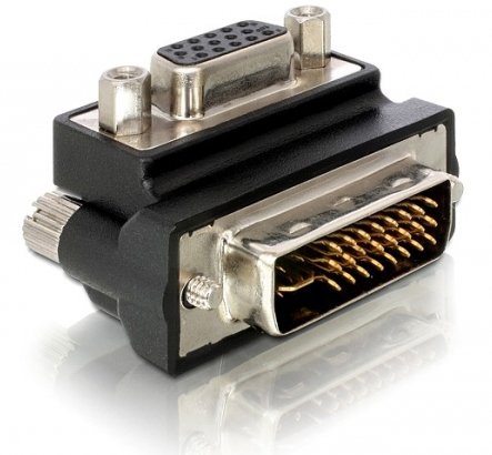 Delock Adapter VGA Female DVI 29PIN Male Rechts Angular