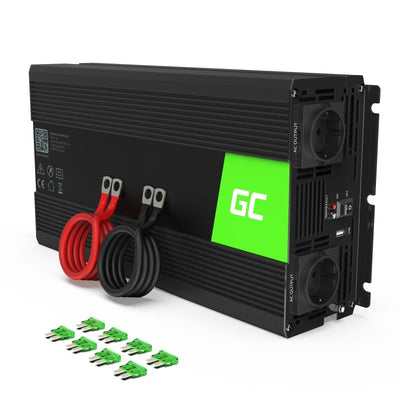 Green Cell INV22 Adapter And Inversor Power Auto 1500W Black — image 1