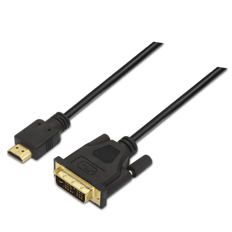 Aisens Cable DVI a HDMI - DVI18+1/Macho-hdmi a Male - 1.80M - Black