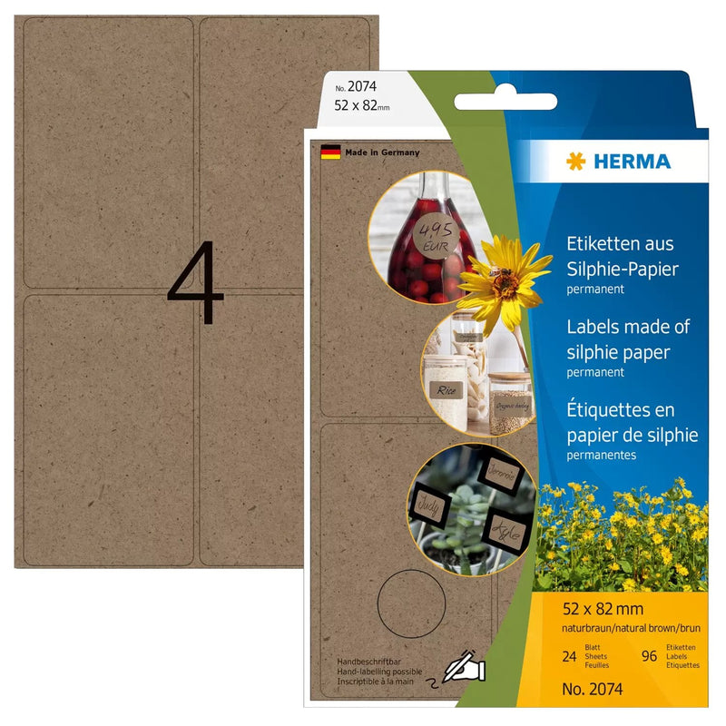 Herma Paquete Office Labels Multiuso Silphie 52X82MM