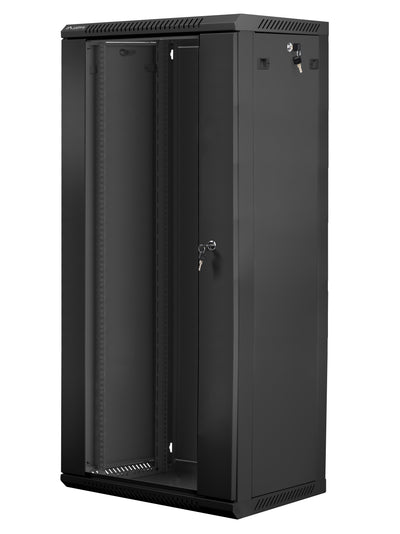 Lanberg Cabinet Rack 19 Assembly Wall 27U / 600X450 Autoarmas (paquete Flat Black — image 1