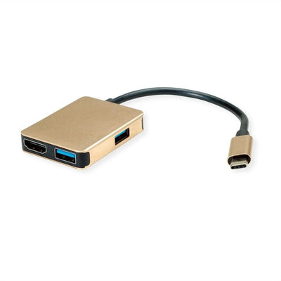 Roline Gold USB Type-c Estación Acoplamiento, HDMI 4K, 2x USB 3.2 Gen 1, 1X Pd — image 1