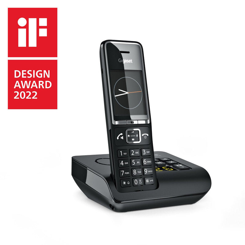 Gigaset Comfort 550A Phone Dect/Analógico Identificador Llamadas Black