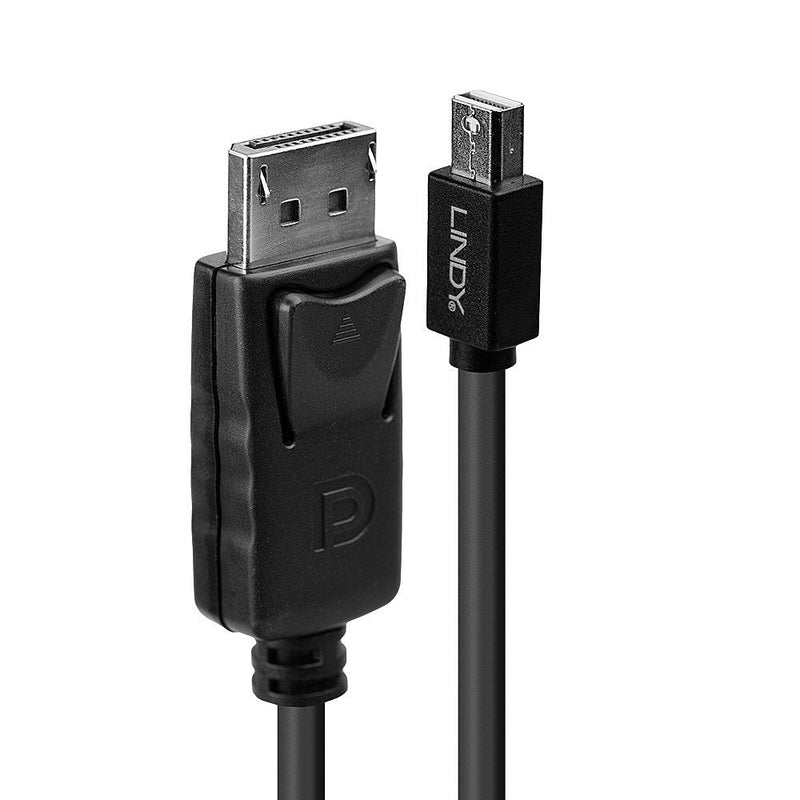 Lindy Mini-DisplayPort a DisplayPort Cable Black 3M