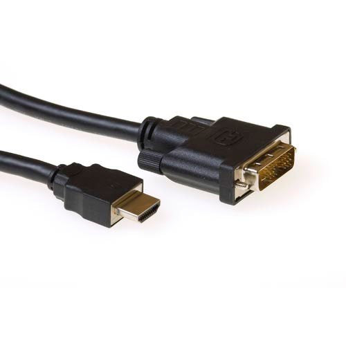 Hdmi-a Male To DVI-d Male Adapter Cable 3 Meters (with RF Block)