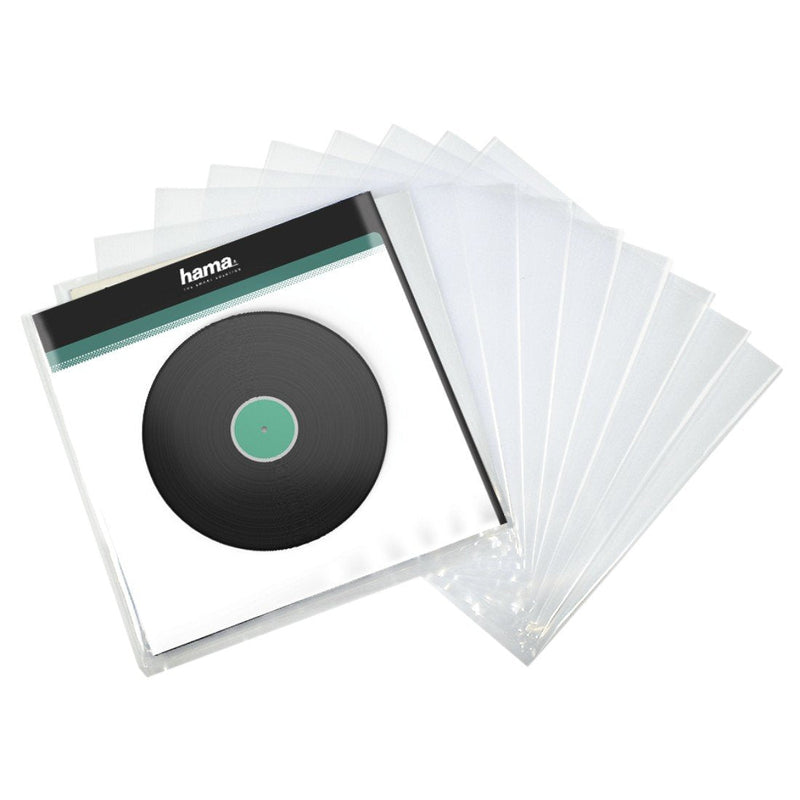 Hama Pack 10 Cases Drives Vinilo - Polipropileno - 32.7X32.5X0.07CM - Transparent