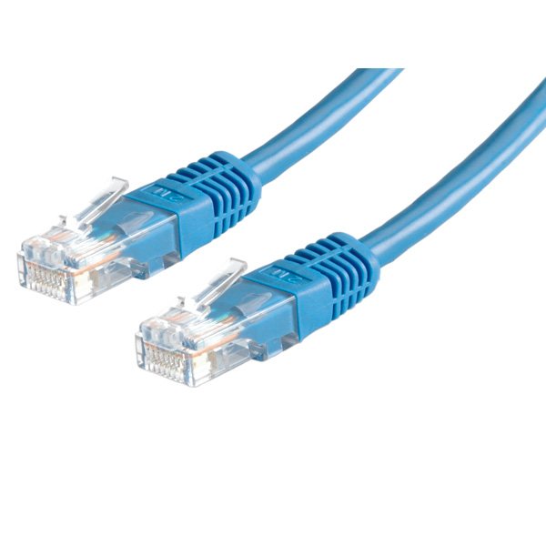 Roline Network Cable KAT.5E Class D UTP Azul 1M