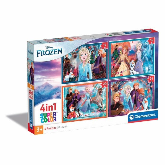 Clementoni Puzzle Supercolor 4 In 1 - Disney Frozen 2 21518