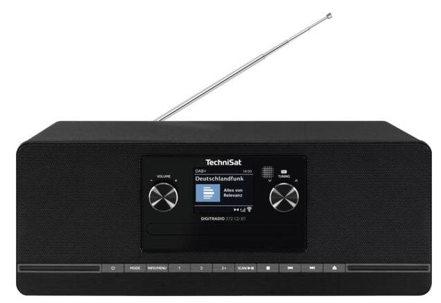Technisat Digitradio 372 Cd Bt Black Laptop Analógico And Digital Black