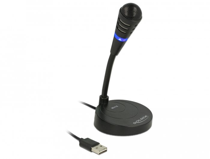 Microphone Desktop PC USB With Pulsador
