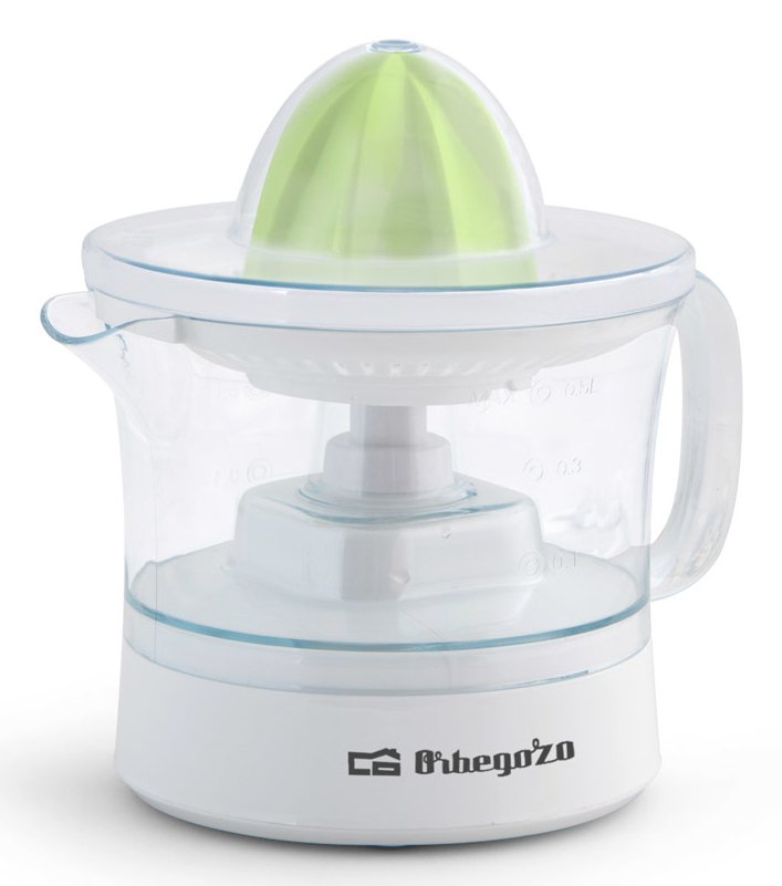 Orbegozo Juicer Ep 1510 25W Capacity 0.5L Includes 2 Conos Rotación Bidireccional Accesorios Lavables Dishwash