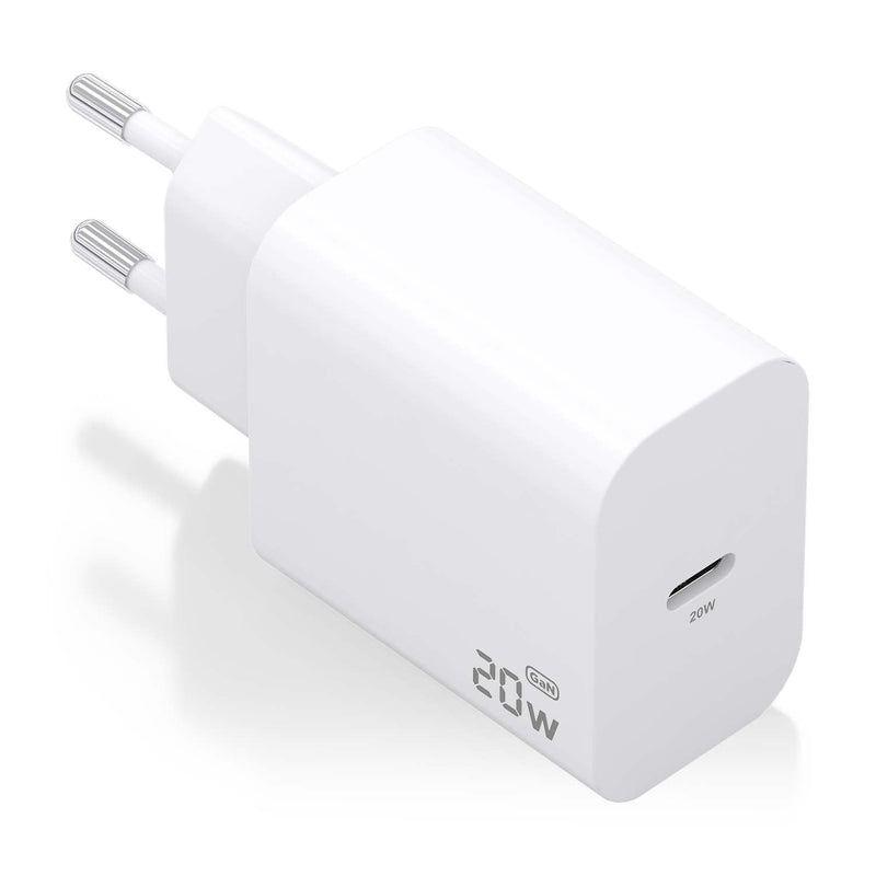 Aisens Charger GaN 20W, 1x USB-C PD 3.0, White