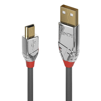 Lindy USB 2.0 Cable Typ a/Mini-b Cromo Line M/M 3M — image 1