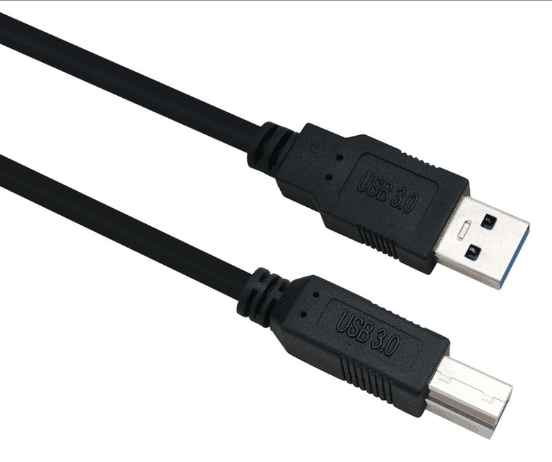 Helos Cable USB 3.0A Male/B Male 1,0M, Black